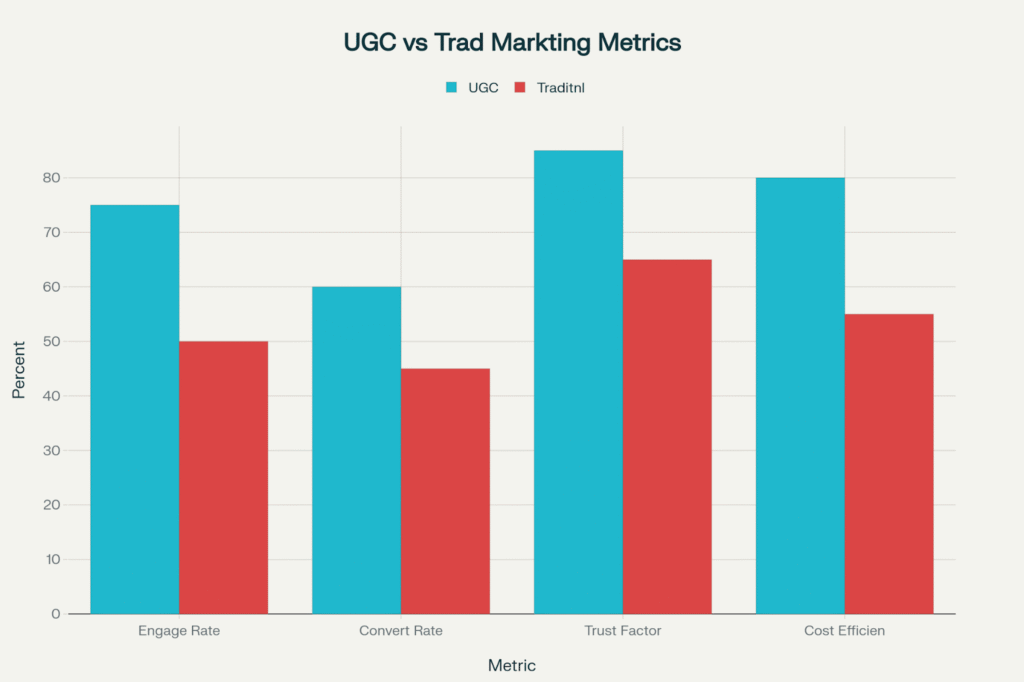 UGC vs traditional marketing