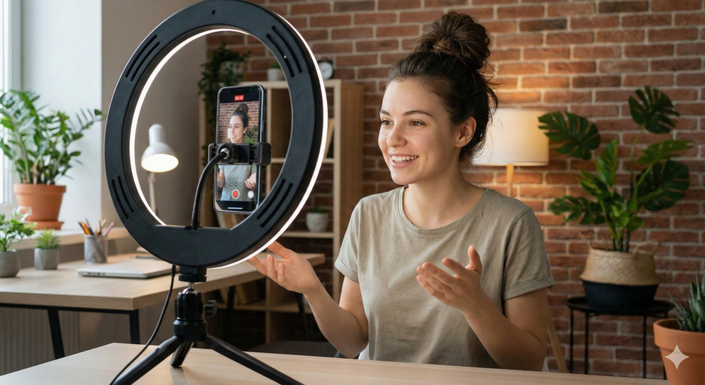 Video advertisement creation for social media marketing using simple storytelling