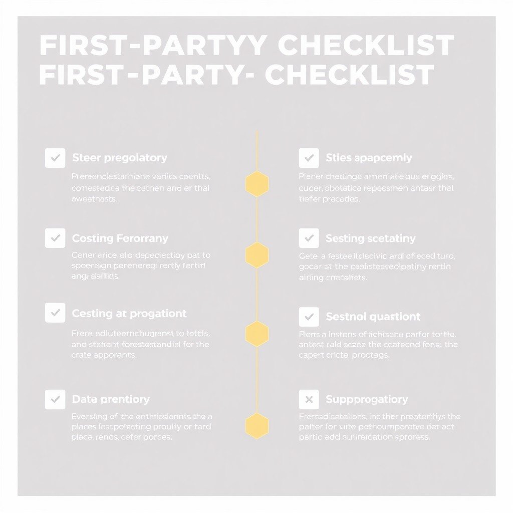 first-party data strategies for personalized marketing infographic