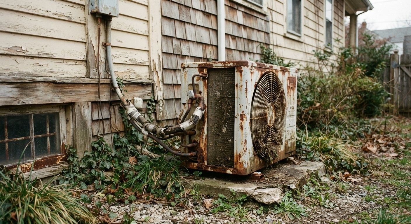 Before: AC replacement — Round Rock, TX