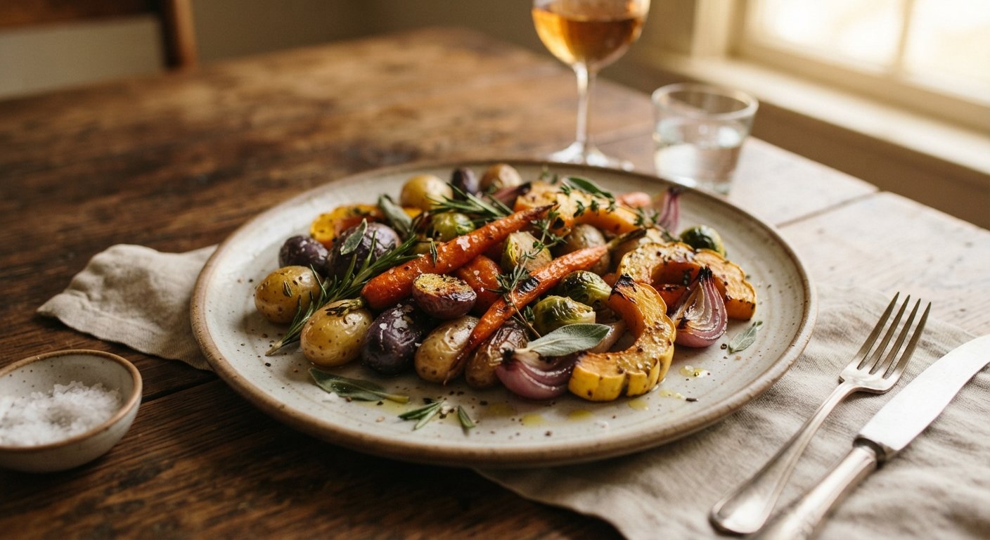 Charred carrots, whipped goat cheese