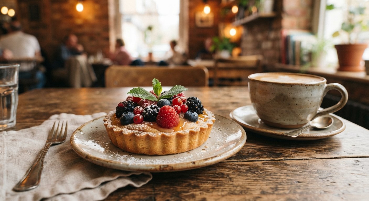 Seasonal fruit tart